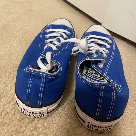 Converse Blue and White Women's Sneakers - Picture 3 of 4